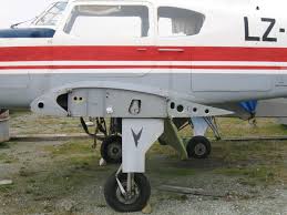 Cross-section of a typical wing airfoil showing the curved upper surface and flatter lower surface