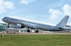 Airplane in flight