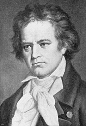 Portrait of Ludwig van Beethoven